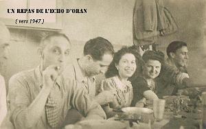ECHO D ORAN 035 UN REPAS DE L'ECHO D'ORAN (vers 1947) (2)